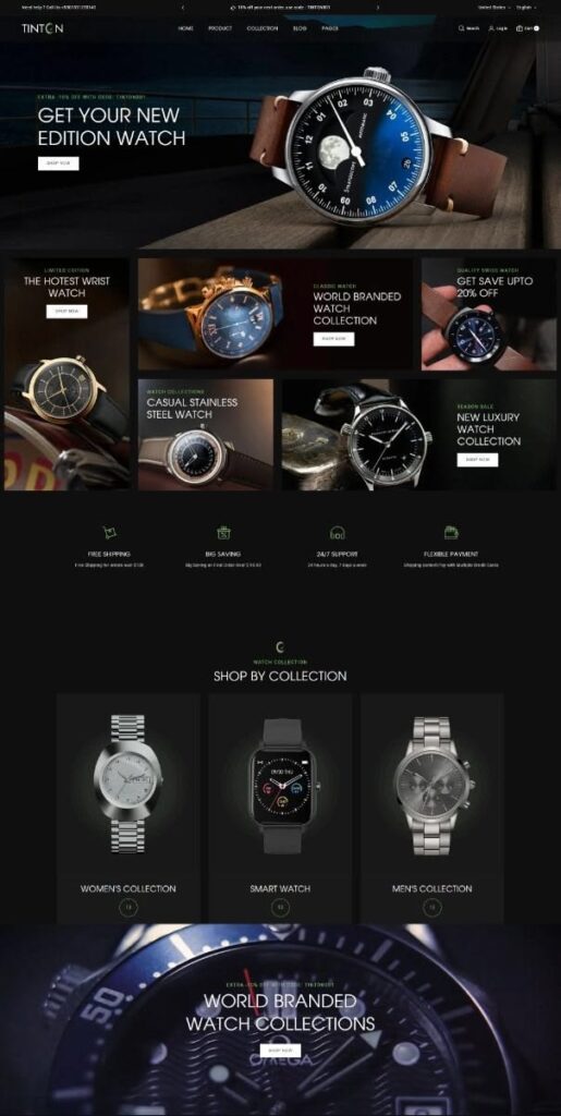 the watch store is open and ready to use